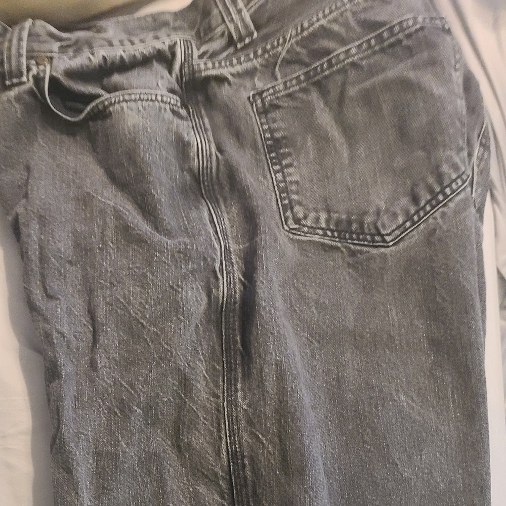 Men Foot Action Denim